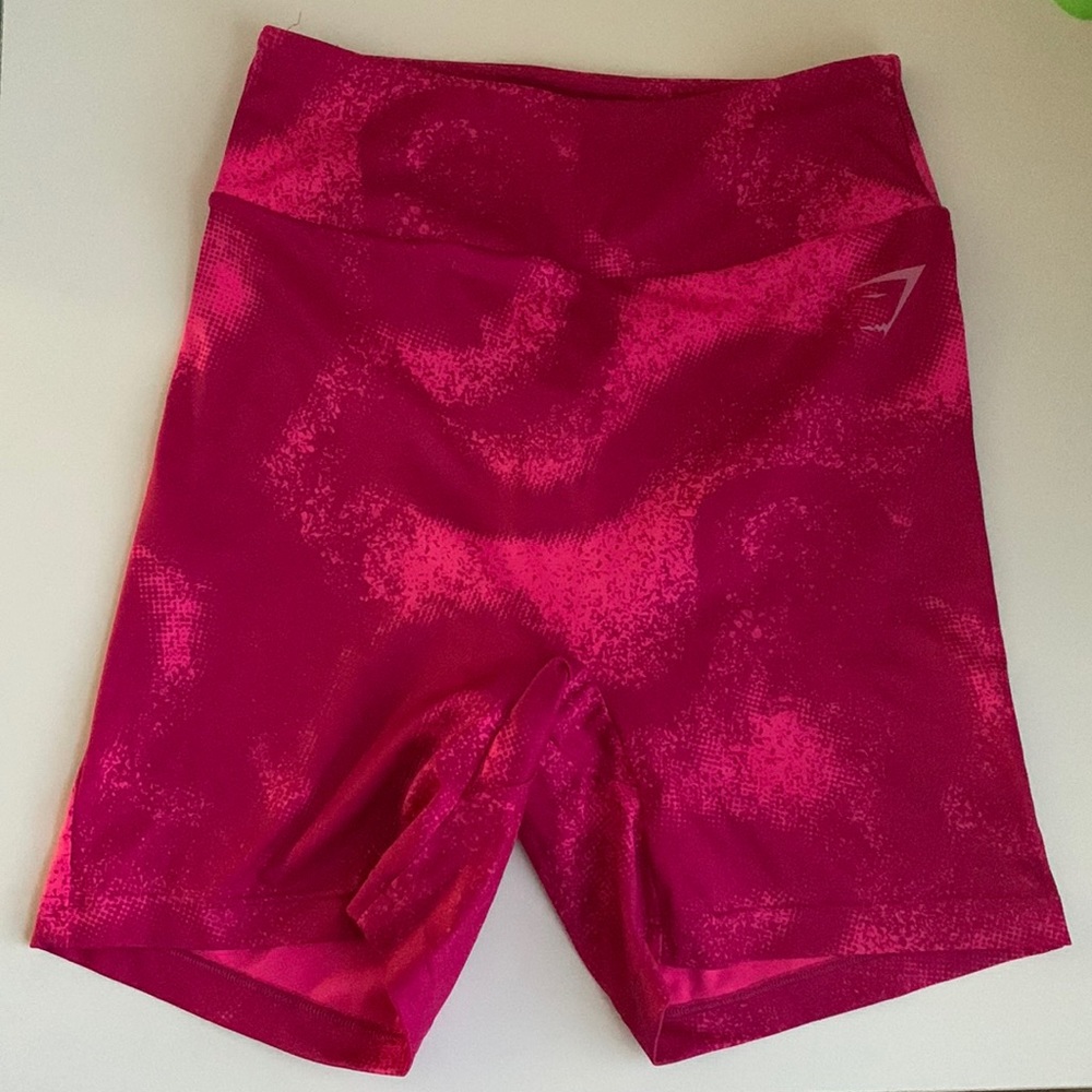 GYMSHARK, GS POWER ORIGINAL TIGHT SHORTS, PINK, M
